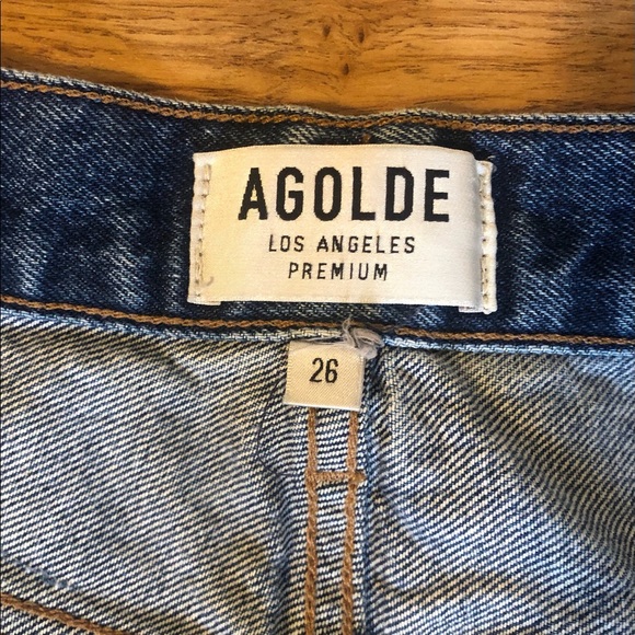 AGOLDE Riley Straight in Lowdown Sz 26 - Picture 15 of 16